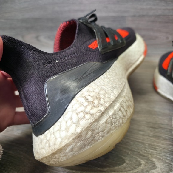 adidas Ultra Boost 21 Shoes Mens 14 Carbon Solar Red Cushioned‎ Running FZ2559 main image 12